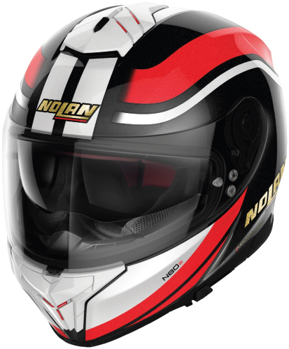 Nolan - Nolan N80-8 50th Anniversary Helmet - N885279080261 - Metal Black/Red/White - Large