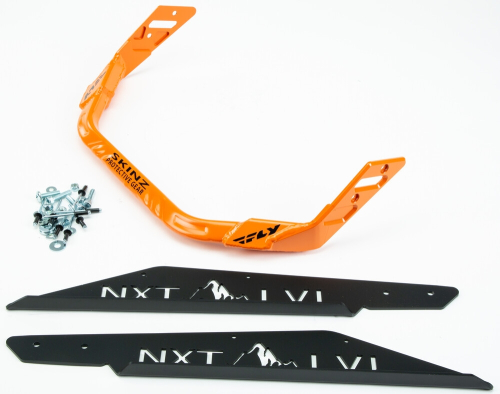 Skinz Protective Gear - Skinz Protective Gear NXT LVL Rear Bumper - Black/Orange - NXPRB226-FBK/ORG