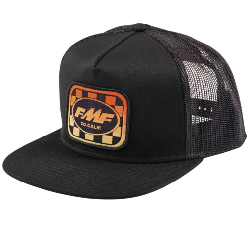 FMF Racing - FMF Racing Faded Checkers Hat - SP22196907-BLK - Black - OSFM