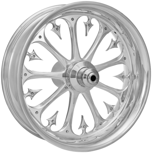 Xtreme Machine - Xtreme Machine Stiletto Dual Disc Front Wheel - 18x3.5 - Chrome - 1202-7806R-XSL-CH