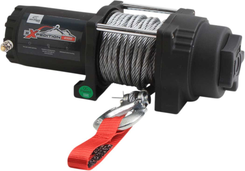 All Balls - All Balls 4,500-lb Expedition Series 4-Bolt Winch with Wire Rope - 431-01025