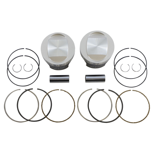 Wiseco - Wiseco Tracker Series Piston Kit (95ci.) - Standard Bore, 9.5:1 Compression - K0207PS