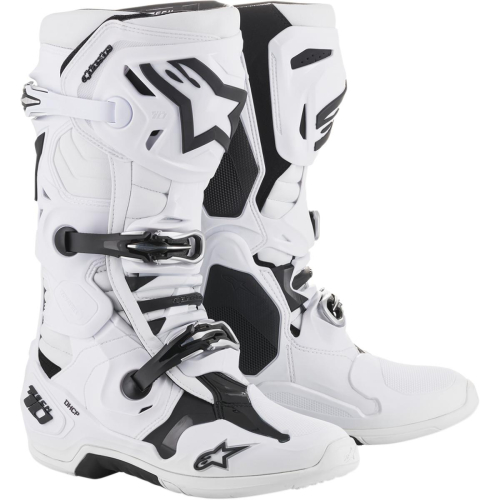 Alpinestars - Alpinestars Tech 10 Non-Vented Boots - 2010019-20-10 - White - 10