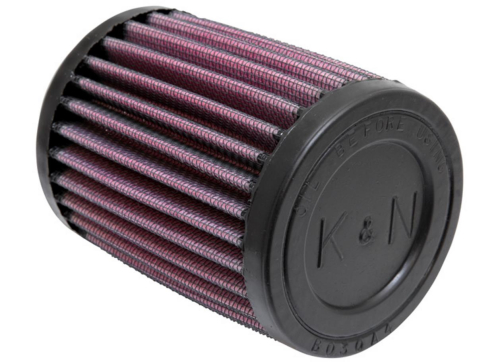 K&N Engineering - K&N Engineering Universal Round Straight Air Filter - Rubber End Cap - RU-0360