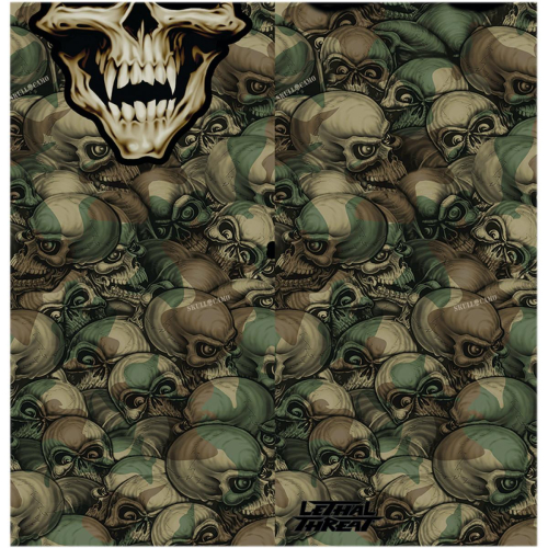 Lethal Threat - Lethal Threat Neck Scarves - NS90802 - Skull Camo - OSFM