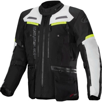 Alpinestars - Alpinestars Bogota Pro Drystar Jacket - 3207023-1381-XXL - Ice Gray/Black/Yellow Fluo - 2XL