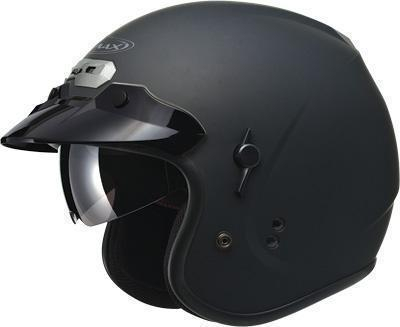 G-Max - G-Max GM32S Solid Helmet - G1320078 - Flat Black - 2XL