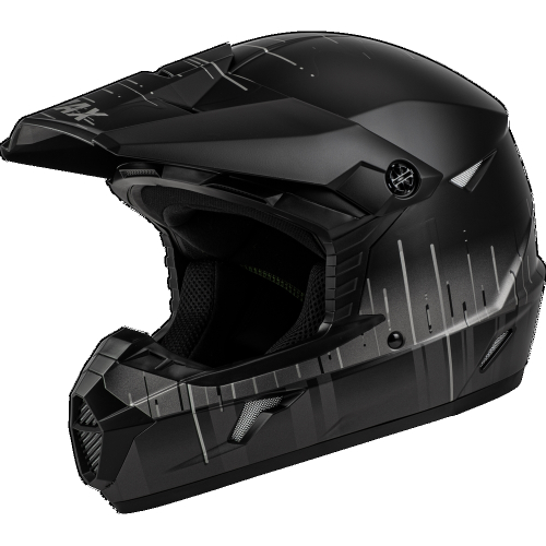 G-Max - G-Max MX-46Y Frequency Youth Helmet - D3465072 - Matte Black/Gray - Large