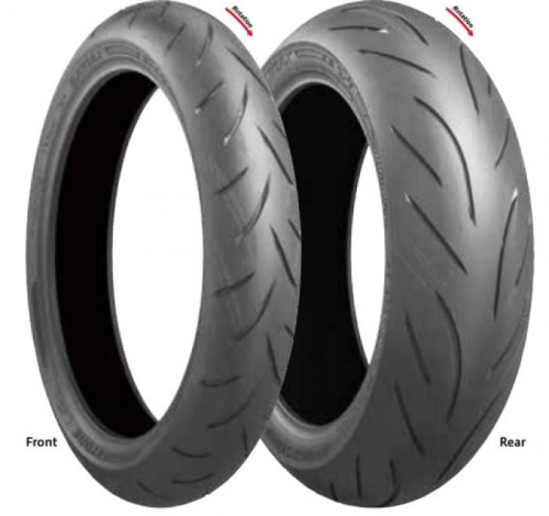 Bridgestone - Bridgestone Battlax Hypersport S21R-F Rear Tire - 190/55ZR-17 - 9343