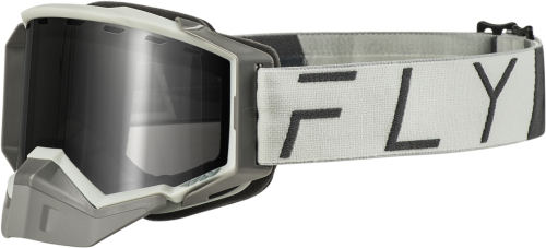 Fly Racing - Fly Racing Zone Pro Snow Goggles - FLB-24ZP7 - Gray/Silver Mirror/Smoke Lens - OSFM