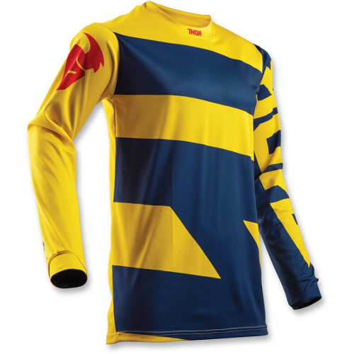 Thor - Thor Pulse Level Jersey - XF-2-2910-4355 - Navy/Yellow - Small