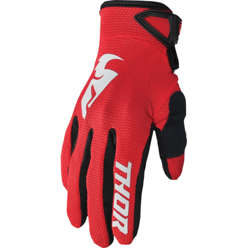 Thor - Thor Sector Gloves - 3330-7267 - Red/White - X-Small