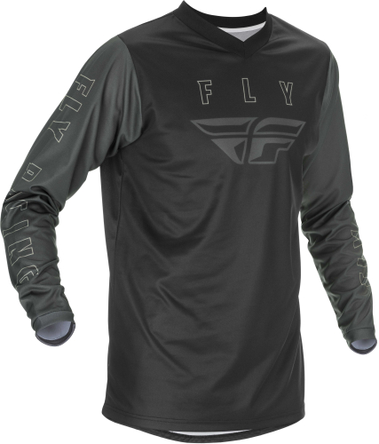 Fly Racing - Fly Racing F-16 Youth Jersey - 374-920YX - Black/Gray - X-Large