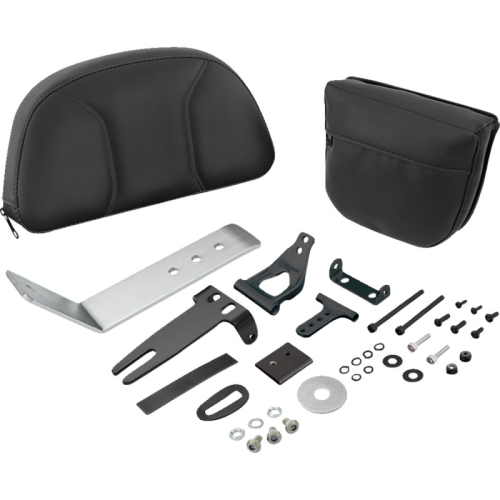 Show Chrome - Show Chrome Grande Backrest - Driver - Black - 41-308G