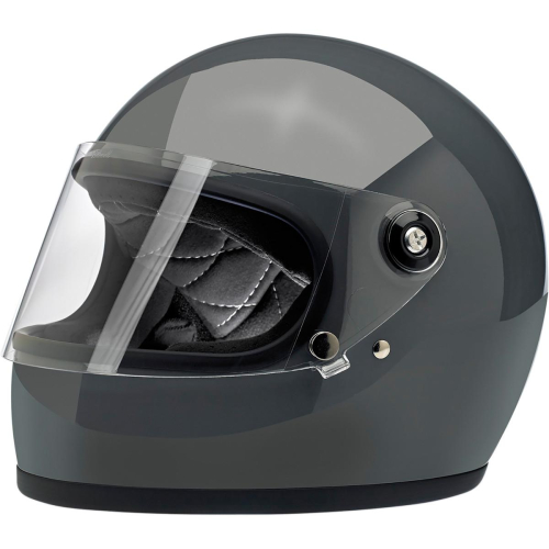 Biltwell Inc. - Biltwell Inc. Gringo S Solid Helmet - 1003-109-103 - Gloss Storm Gray - Medium