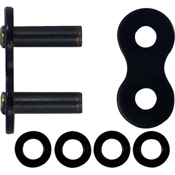 RK - RK Rivet Connecting Link for 520 XW-Ring Chain - Black Scale - BL520ZXW-RL