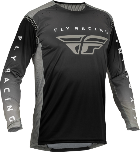 Fly Racing - Fly Racing Lite Jersey - 376-720X - Black/Gray - X-Large