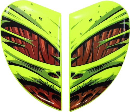 Icon - Icon Sideplates for Airframe Pro Helmets - Facelift Hi-Viz - 0133-1363