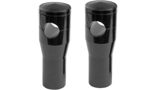 Accutronix - Accutronix Custom Risers for Springer Triple Trees - 4in. - Black - HRS1354-B