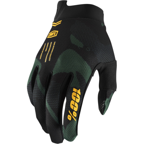100% - 100% I-Track Sentinel Youth Gloves - 10015-477-07 - Sentinel Black - X-Large