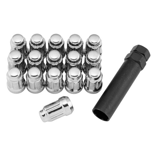 QuadBoss - QuadBoss Splined Lug Nuts - 12 x 1.5mm - 12mm Head - Polished - RT-GWSPM12150