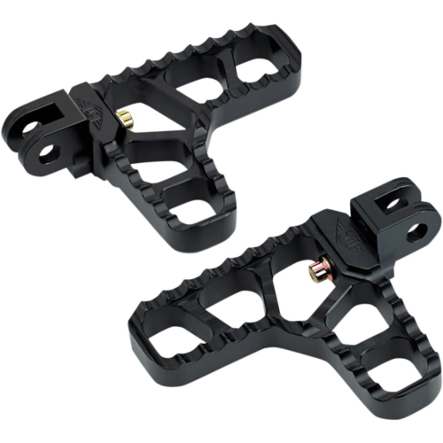 Joker Machine - Joker Machine Serrated Heel Pegs - Black Anodized - 08624B