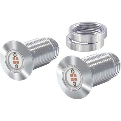 Paul Yaffe Originals - Paul Yaffe Originals Bag Bolts Taillight Kit with Lightning Bolts - - Silver - PYO:BB-LB-S