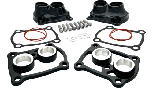 Revolution Performance - Revolution Performance Tappet Cover - Tap-It-Right Kit - Gloss Black/Gloss Black - TIR-BB