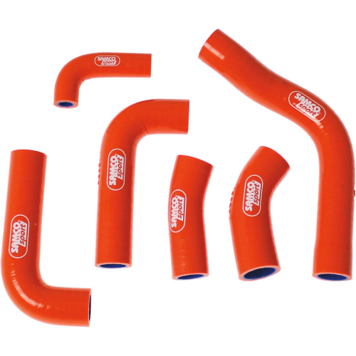 Moose Racing - Moose Racing OEM Fit Radiator Hose Kit - 6 Piece - Orange - 1902-0797