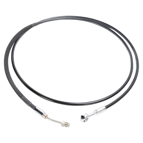 Magnum - Magnum XR Stainless Hydraulic Clutch Line - +4in. - Black - SBC0104-76