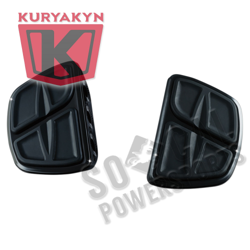 Kuryakyn - Kuryakyn Kinetic Mini Boards without Adapter - Gloss Black - 7613