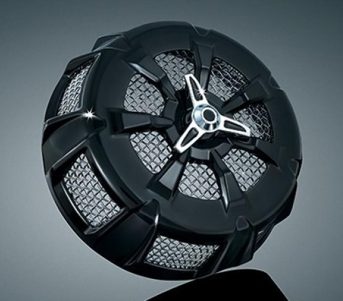 Kuryakyn - Kuryakyn Alley Cat Air Cleaner - Black & Chrome - 9516