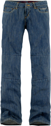Icon - Icon Womens Hella Denim Pants - 2823-0061 - Blue Denim - 00