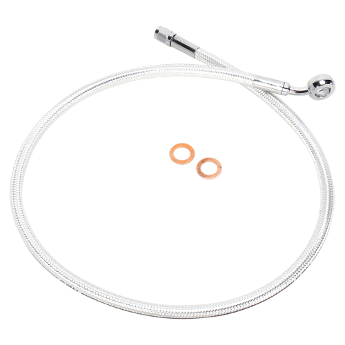 Magnum - Magnum Sterling Chromite II Designer Series ABS Front Upper Brake Line - 7/16in., 35deg. Banjo - 30in. - AS37930