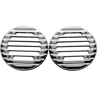 Covingtons - Covingtons Rear Finned Speaker Grilles - Chrome - C0022-C