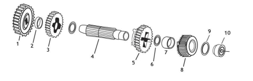 Andrews - Andrews Countershaft Main Drive Gear (1A) - 27T - 255580