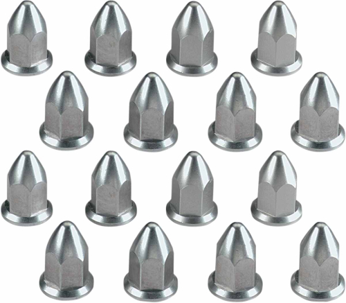 Moose Racing - Moose Racing Lug Nuts - Polished - Flat - 16 Per Pack - 0223-0012
