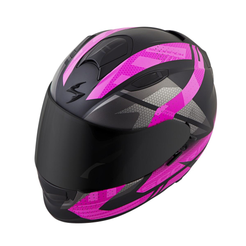 Scorpion - Scorpion EXO-T510 Fury Helmet - T51-1614 - Black/Pink - Medium