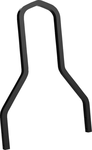 Khrome Werks - Khrome Werks Sissy Bar - Mini Lowboy - Black - 262809