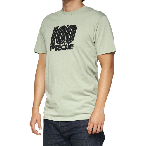 100% - 100% Pecten T-Shirt - 32144-486-10 - Slate Green - Small