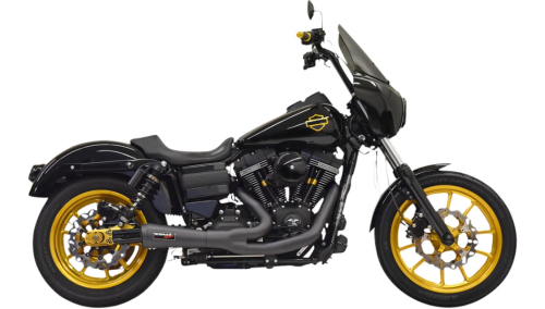 Bassani Manufacturing - Bassani Manufacturing The Ripper Short Road Rage 2:1 exhaust system - Black - 1D6B