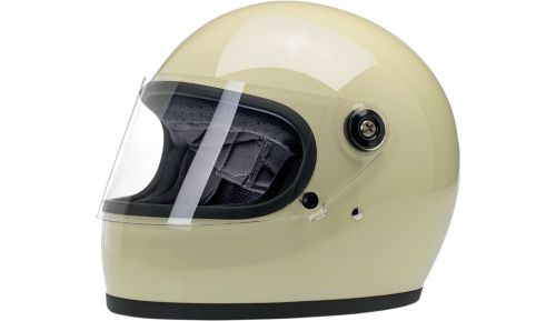Biltwell Inc. - Biltwell Inc. Gringo S Helmet - 1003-802-101 - Gloss Vintage White - X-Small