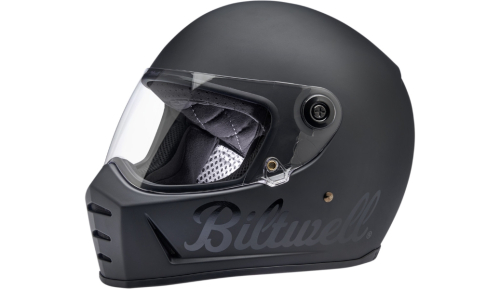 Biltwell Inc. - Biltwell Inc. Lane Splitter Helmet - 1004-638-106 - Flat Black Factory - 2XL