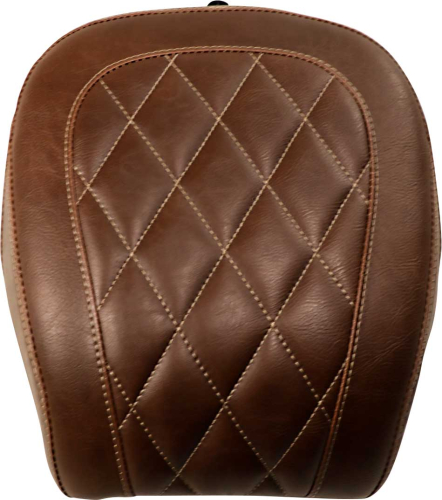 Mustang - Mustang Wide Tripper Solo Seat - Diamond - Brown - 83033