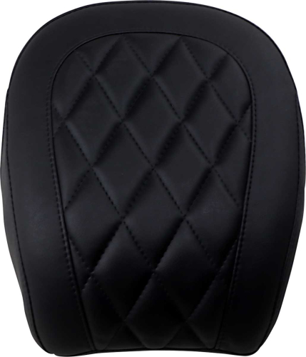 Mustang - Mustang Wide Tripper Solo Seat - Diamond Stitch - Black - 83036