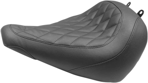 Mustang - Mustang Wide Tripper Solo Seat - Diamond Stitch - Black - 83026