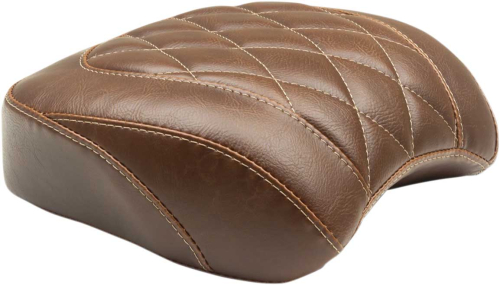 Mustang - Mustang Wide Tripper Solo Seat - Diamond Stitch - Brown - 83015
