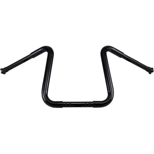 Cyclesmiths - Cyclesmiths 1-1/4in. California Lane-Splitter Ape Handlebar for 1in. Clamp Area - 12in. Rise - Gloss Black - 113-CA-12-BP