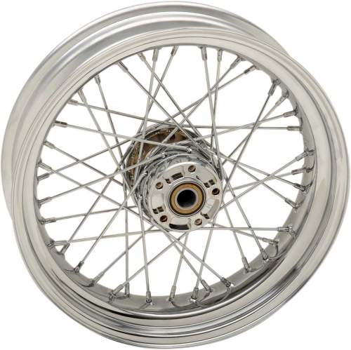 Drag Specialties - Drag Specialties Laced 40 Spoke Rear Wheel - 17x4.5 - Chrome - 0204-0523