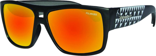 Bomber - Bomber Irie Bomb Polarized Floating Sunglasses - IRE111-RM-M - Matte Black / Red Mirror Lens - OSFM